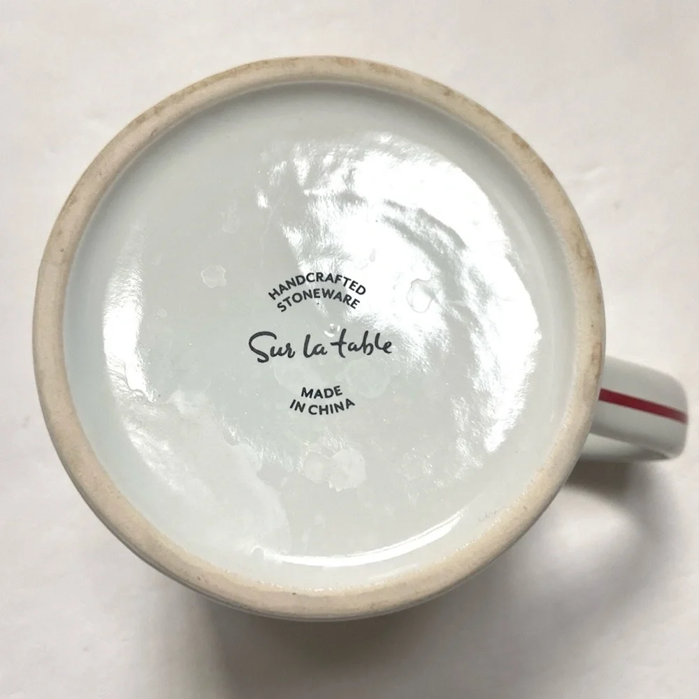 Sur La Table Monogram E Mug